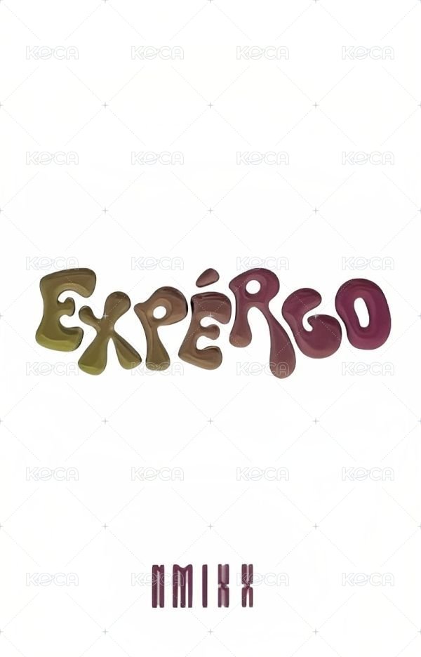 expérgo k4 簽售卡 莉 背面