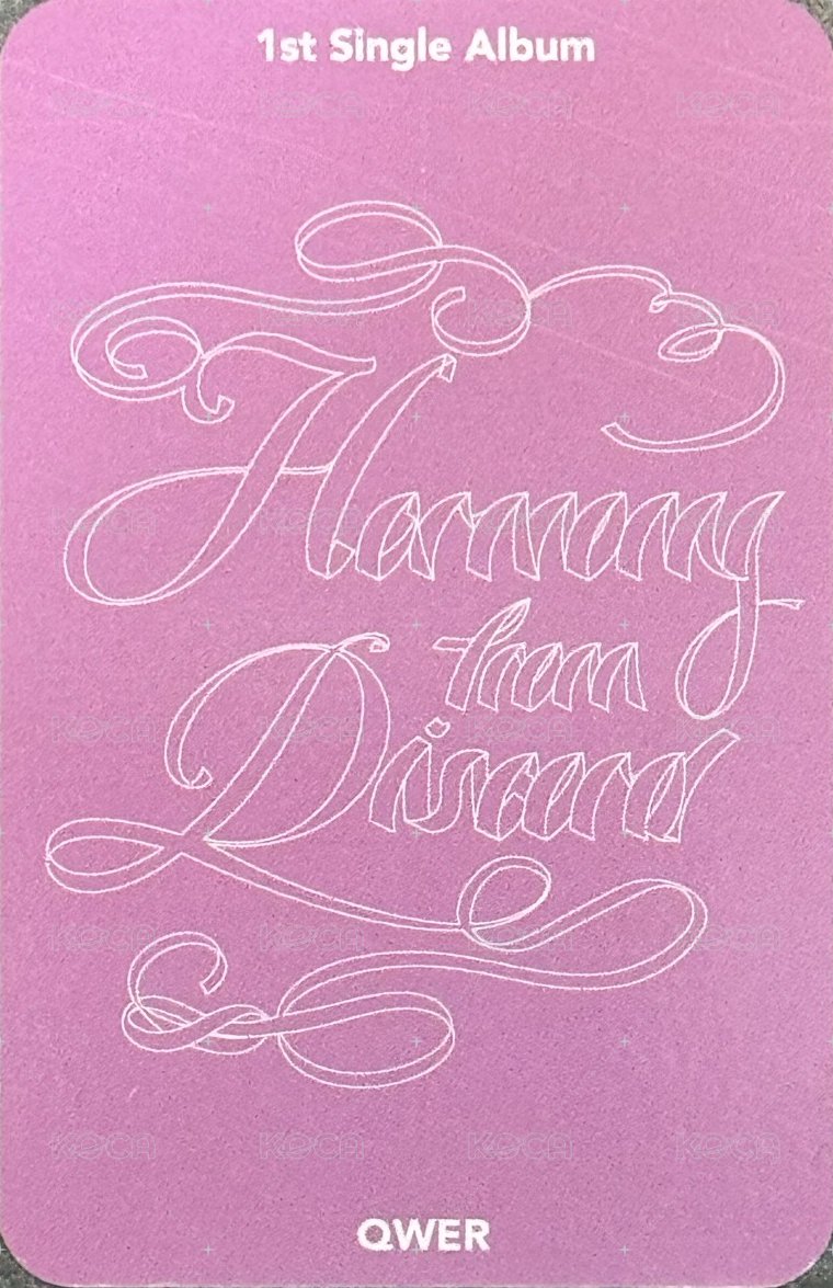 出道 Kpopstore 線下2.0 簽售卡 淚鑽燕 背面