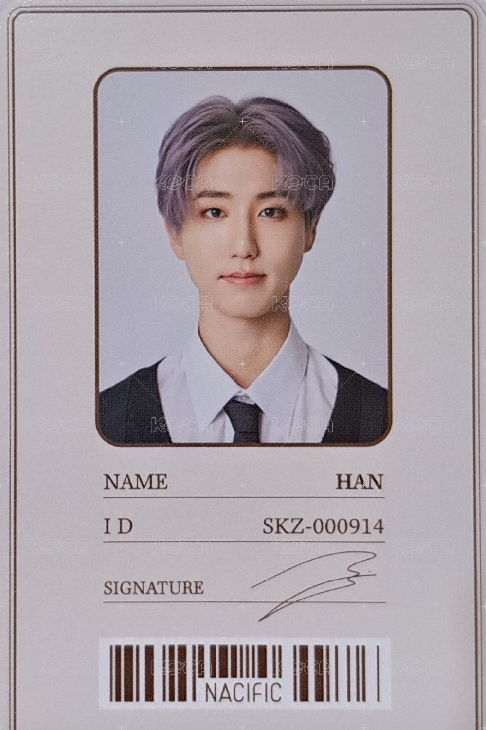 NACIFIC 代言卡 22.0 背面