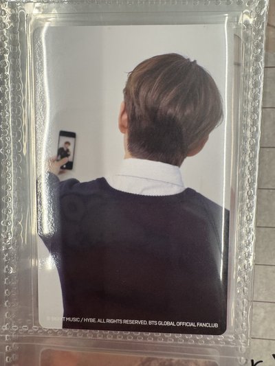 BTS 防彈少年團 金泰亨 V 飛吻泰 小卡 雙面卡