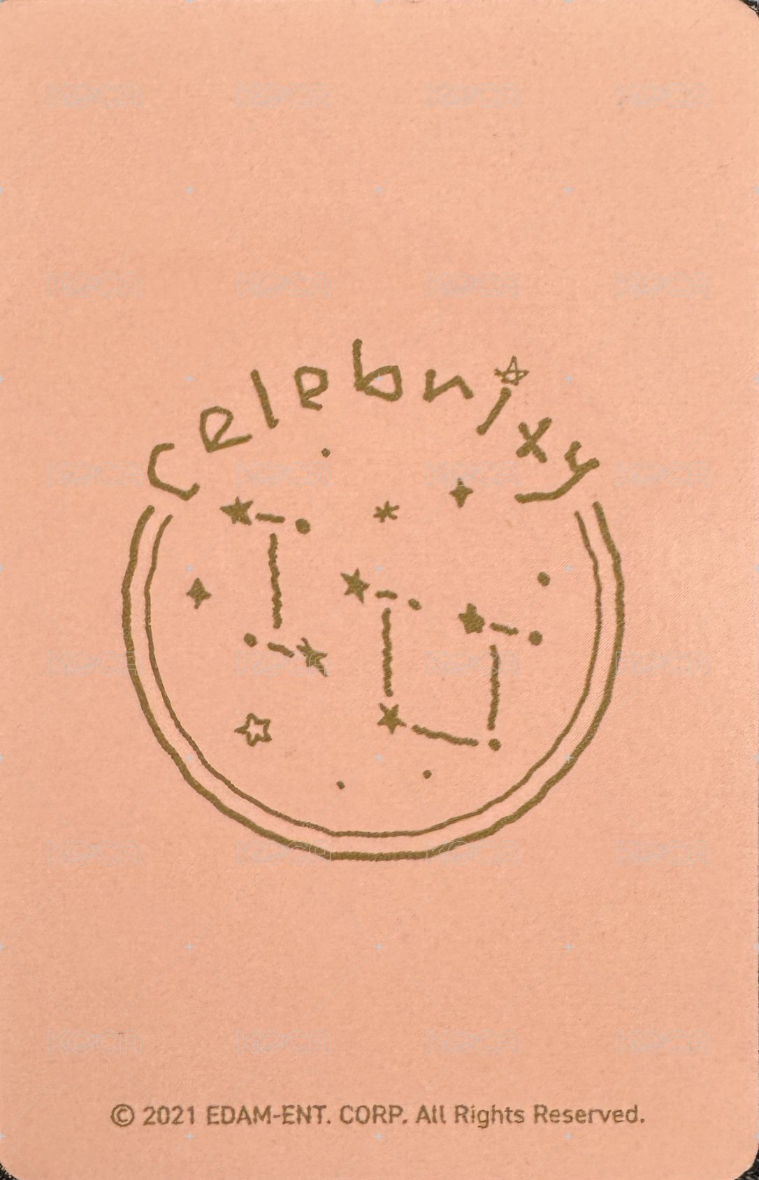 Celebrity 周邊卡 鐵盒卡 背面