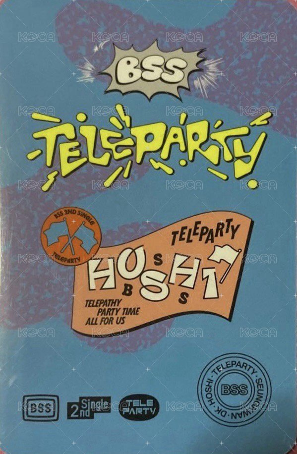 ‘TELEPARTY’ 打歌卡  背面