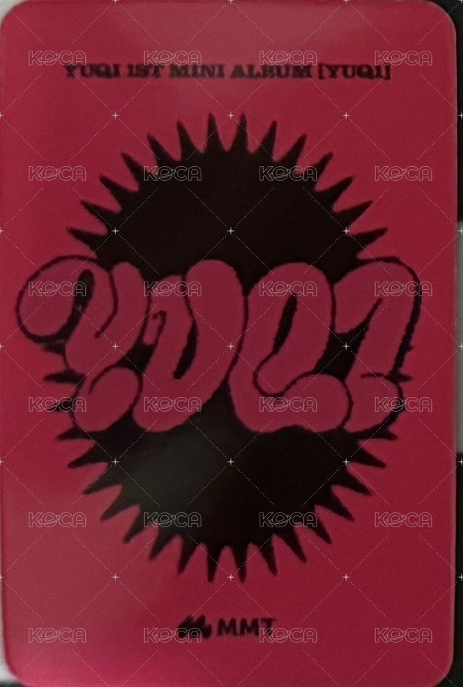 YUQ1 mmt 1.0 簽售卡  背面
