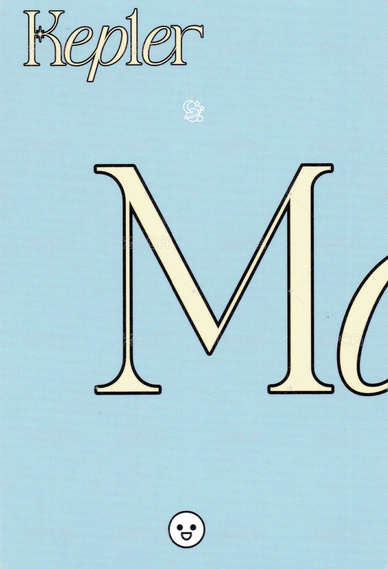 迷五 專輯卡 Tropical Light ver.預售禮 背面