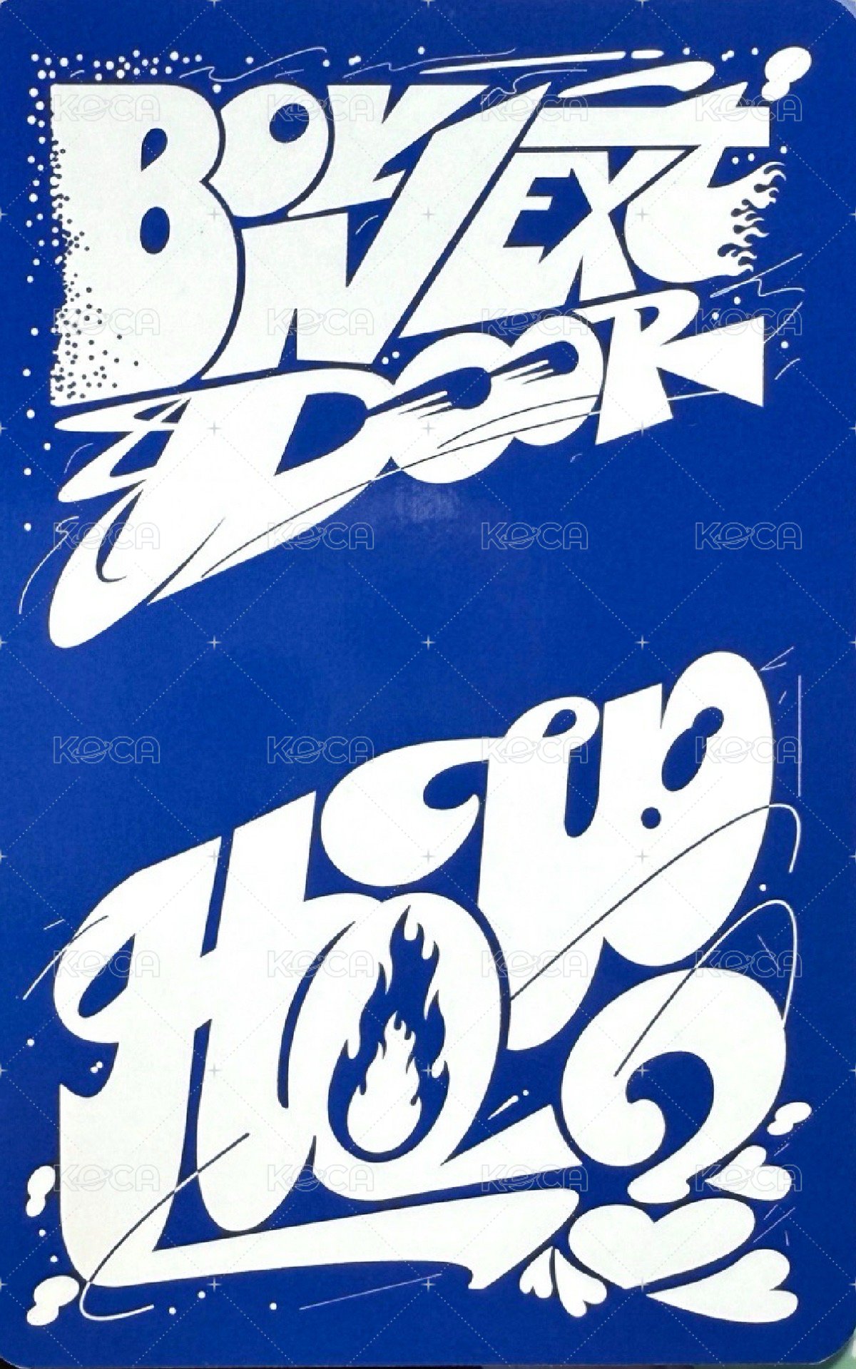 HOW? 隨機卡 現代百貨 快閃 背面