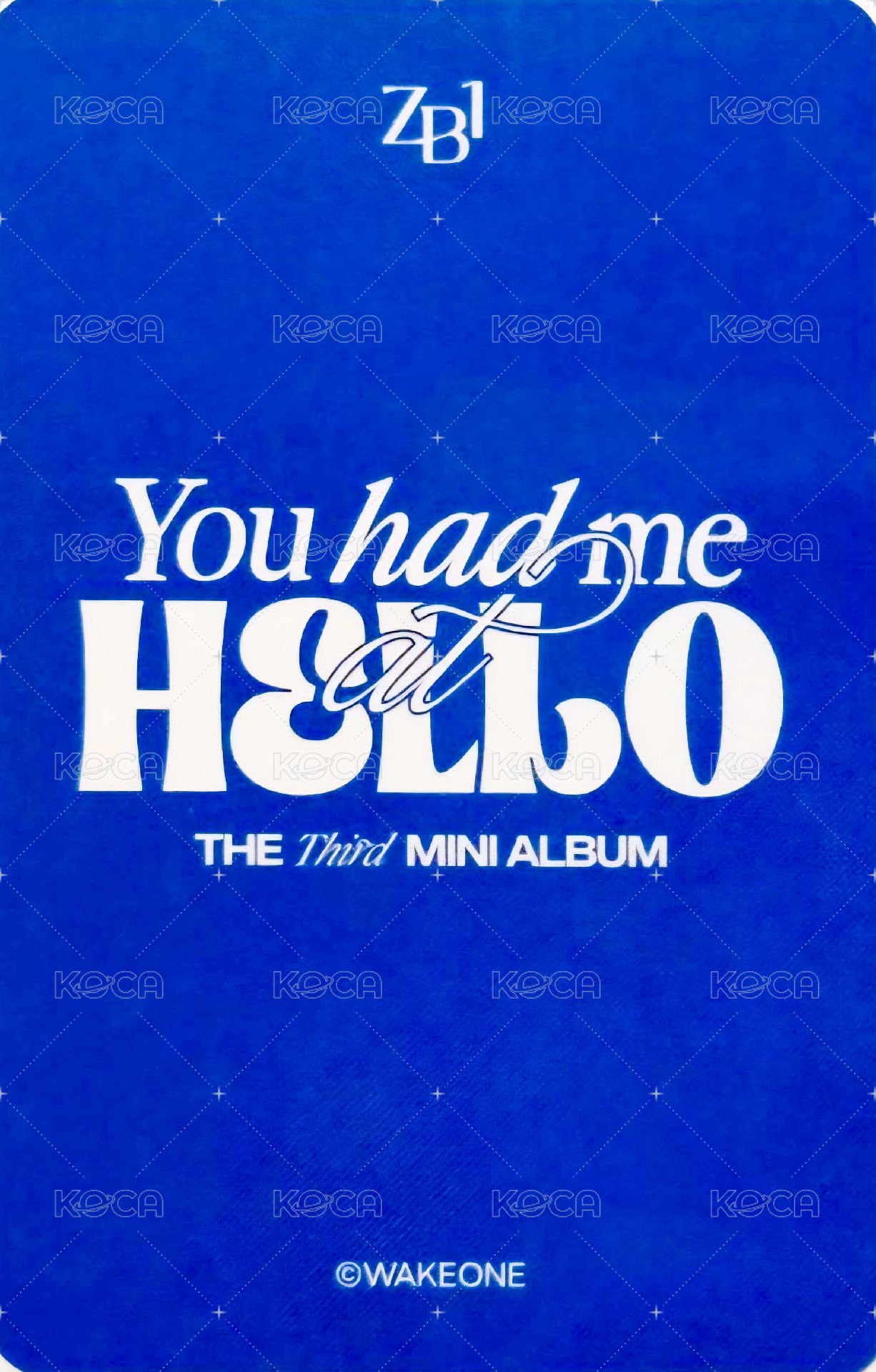 迷三快閃 隨機卡  背面