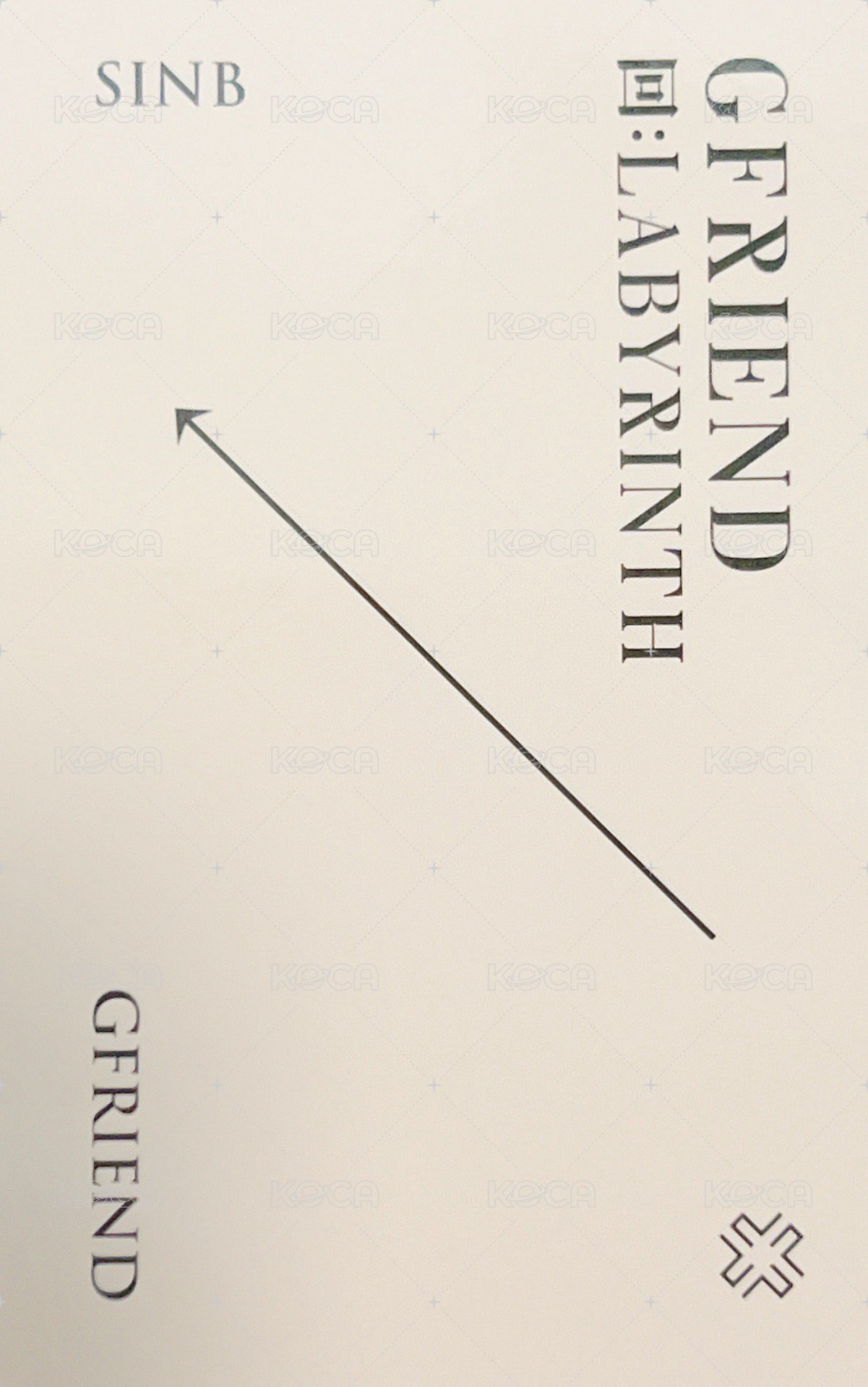 迷八 專輯卡 Crossroads ver. 背面