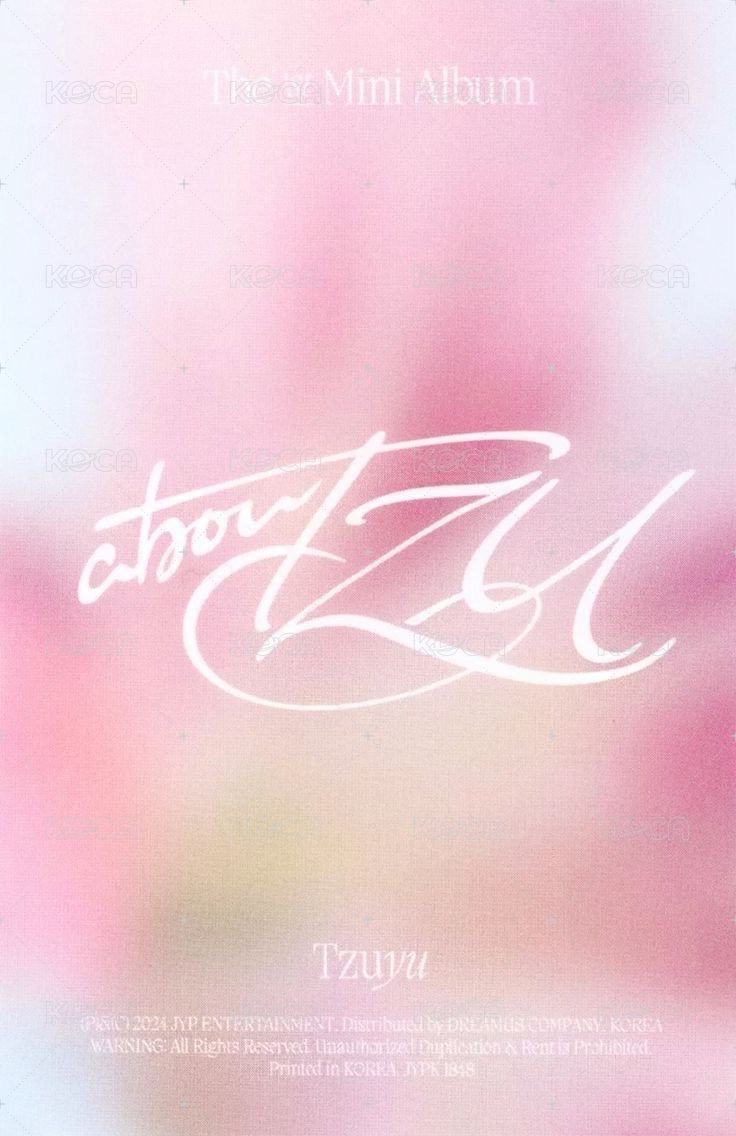 aboutTzu  專輯卡 預購 背面