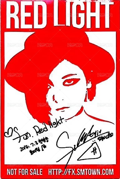 Red Light 專輯卡  背面