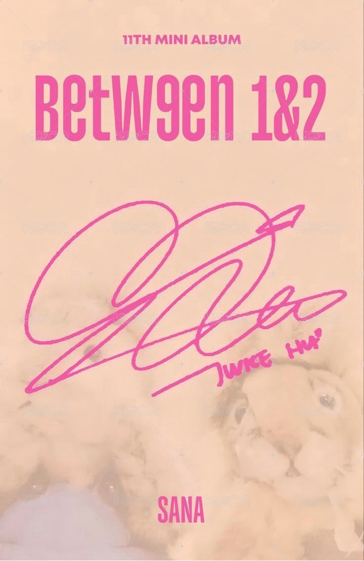 BETWEEN 1&2 專輯卡  背面