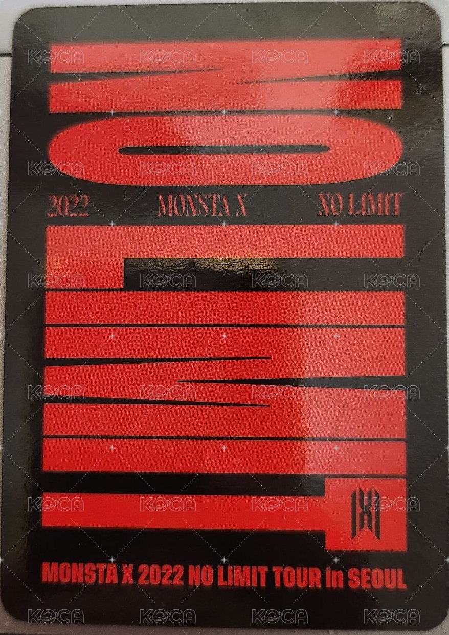 2022巡演首爾場 周邊卡 隨機卡包 背面