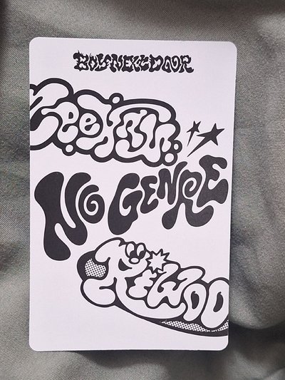 No Genre 常赫桐儇 25雙人卡