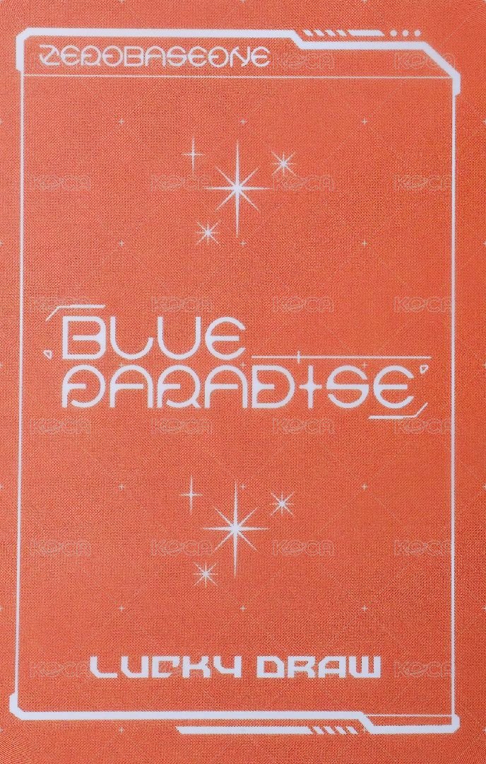 迷五 am 幸運卡 橘子 ver. 背面