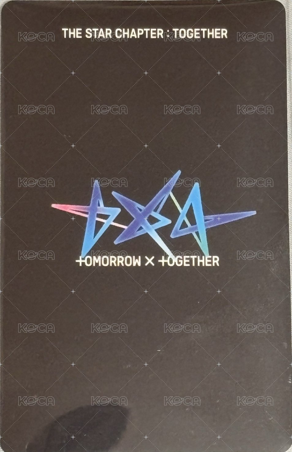 正四 日咖 solo專 特典卡  背面