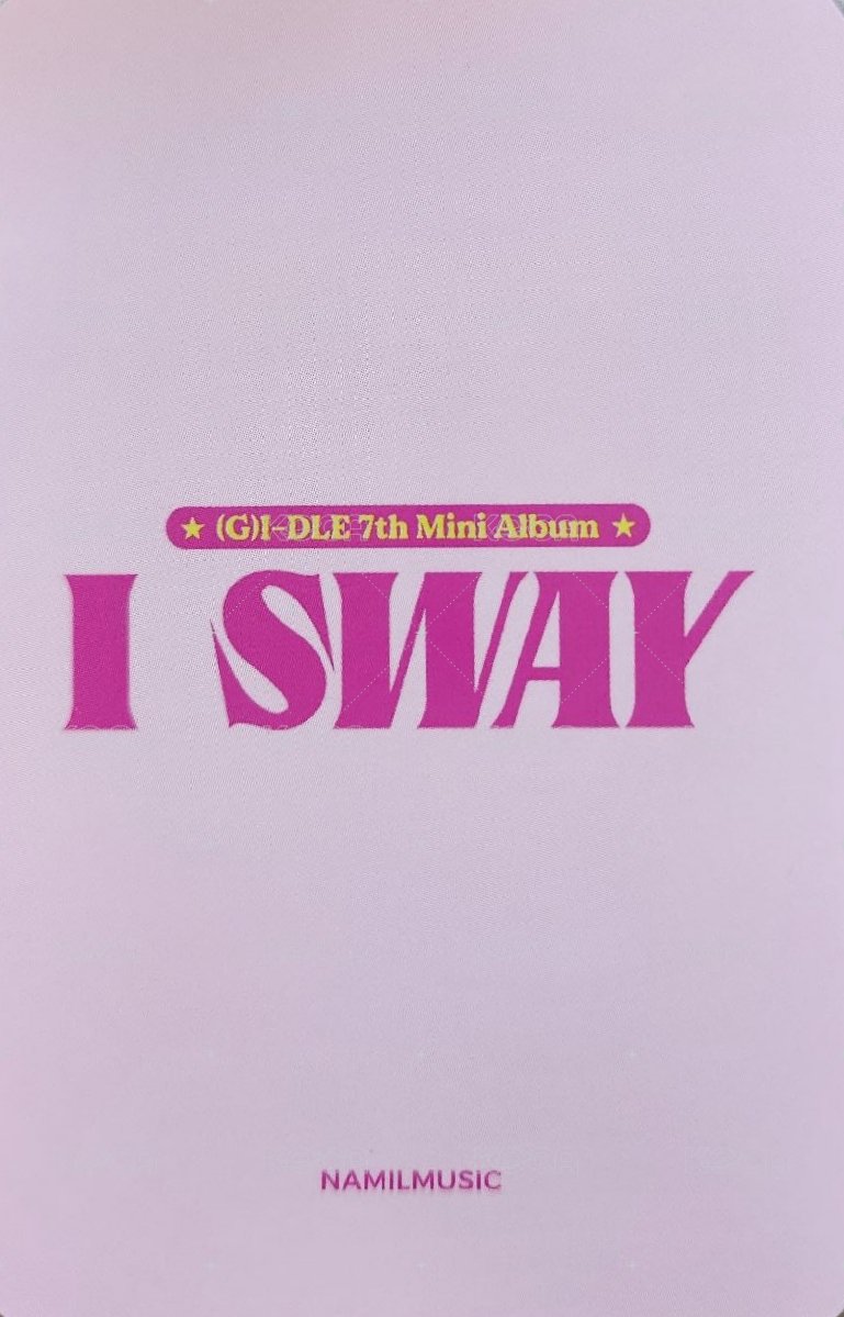 I SWAY 楠藝 6.0線下 幸運卡 世巡台北場 背面