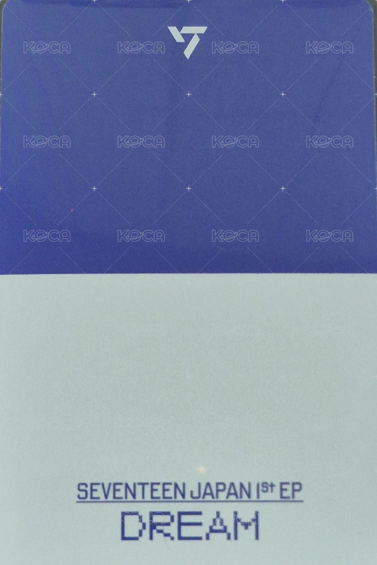 DREAM 專輯卡 通常盤專卡 背面