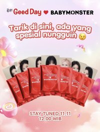 未拆卡包 GOOD DAY X BABYMONSTER 咖啡卡包