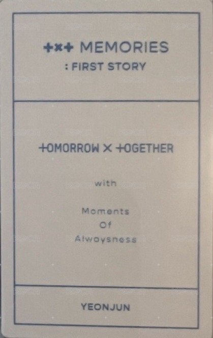 21回憶錄 周邊卡  背面