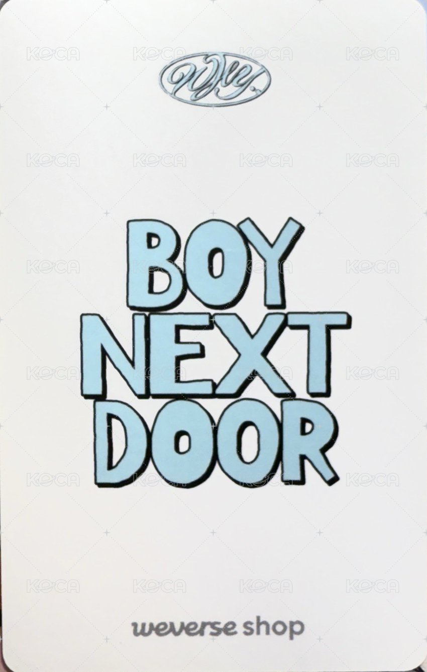 WHY.. wvs Letter ver 直播卡 2 背面