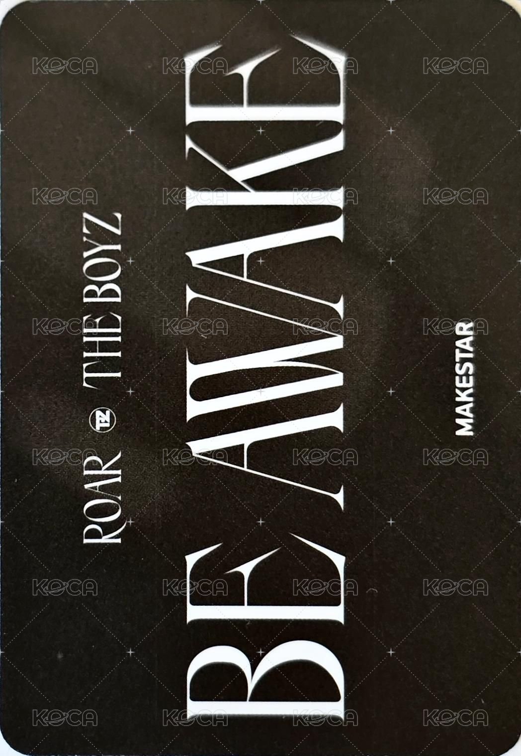 BE AWAKE ms 3.0 簽售卡  背面