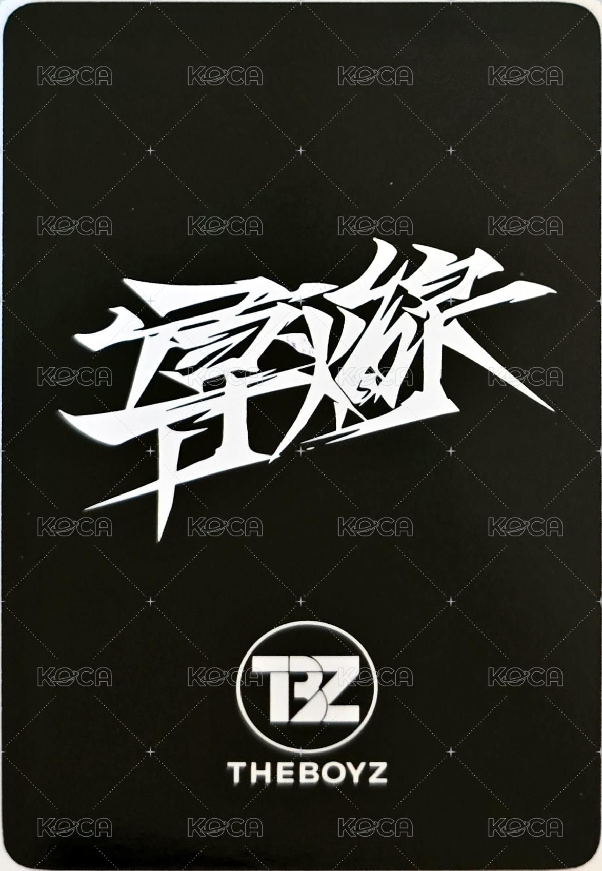 TRIGGER (導火線) photoism 1.0 簽售卡  背面