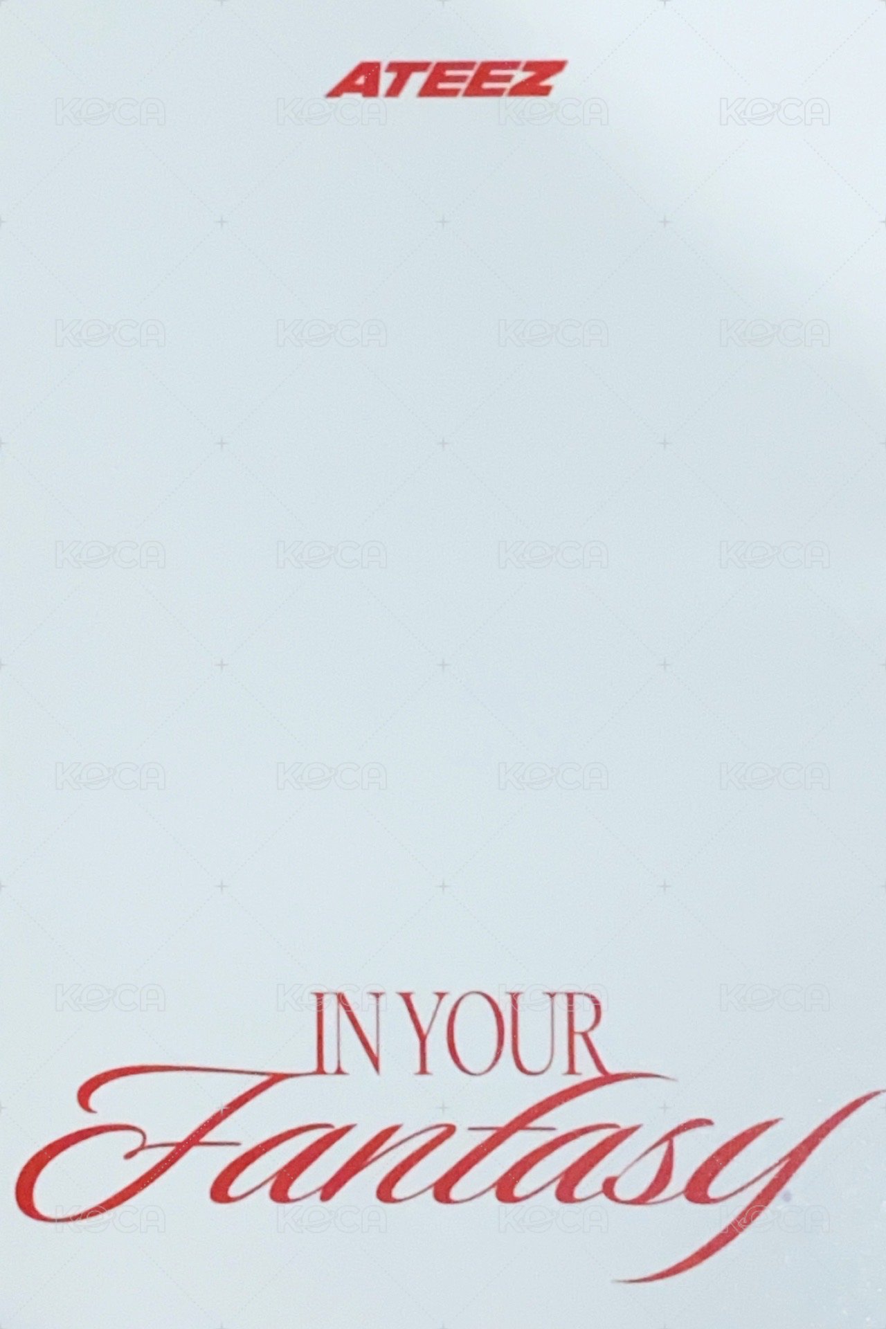 GOLDEN HOUR :  Part.3 In Your Fantasy 專輯卡 POCA RED ver. 背面