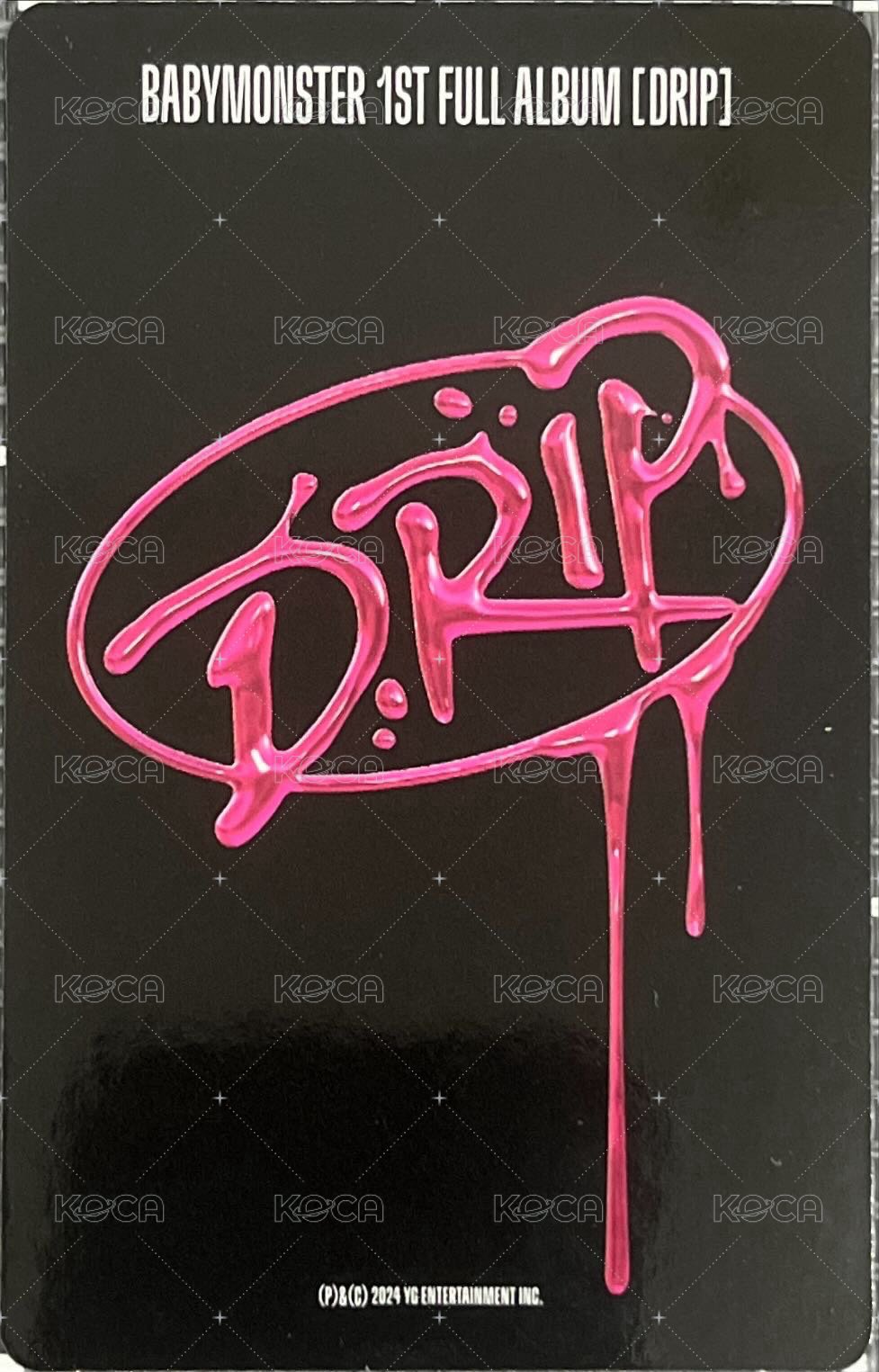 DRIP 專輯卡 ZIP LOCK版專卡 Rami 背面