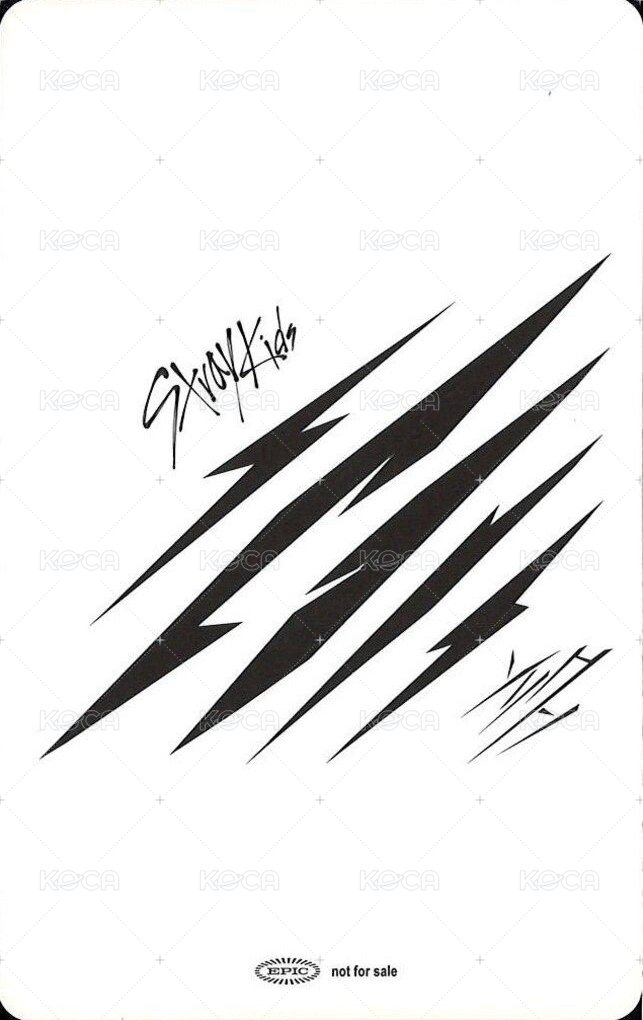 Scars JYP JAPAN Fanclub 特典卡  背面