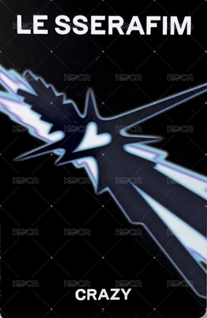 CRAZY CU 特典卡 預售 背面