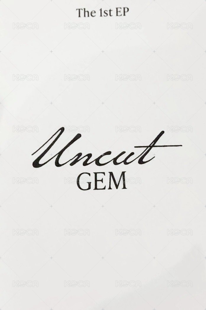 UNCUT GEM 專輯卡 GEM ver. 雙人卡 背面