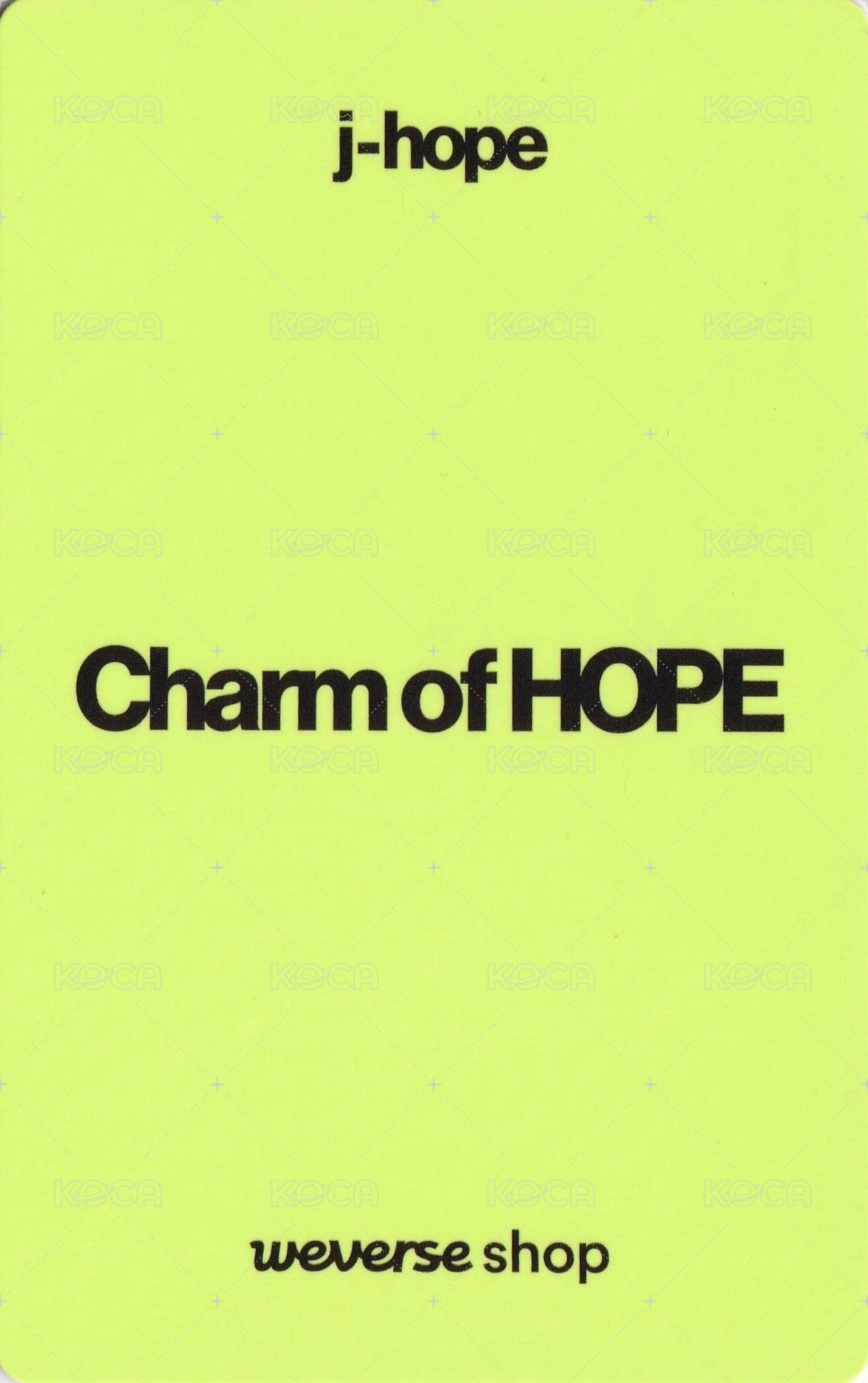 COH wvs 幸運卡  背面