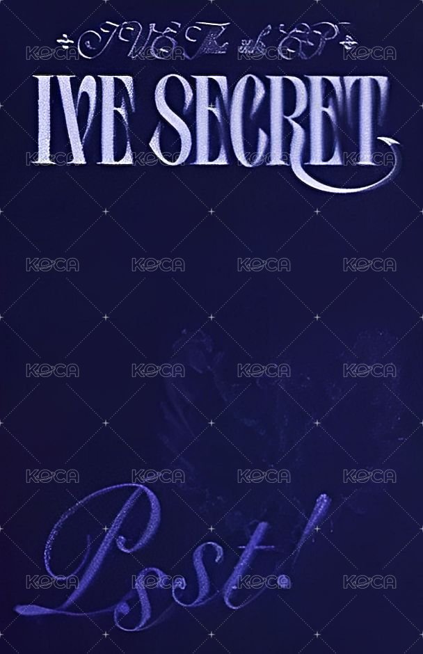 IVE SECRET 專輯卡 Psst ver. 背面