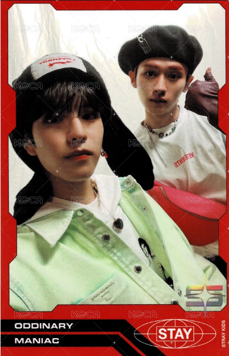 ODDINARY 專輯卡 紅版雙人卡 正面