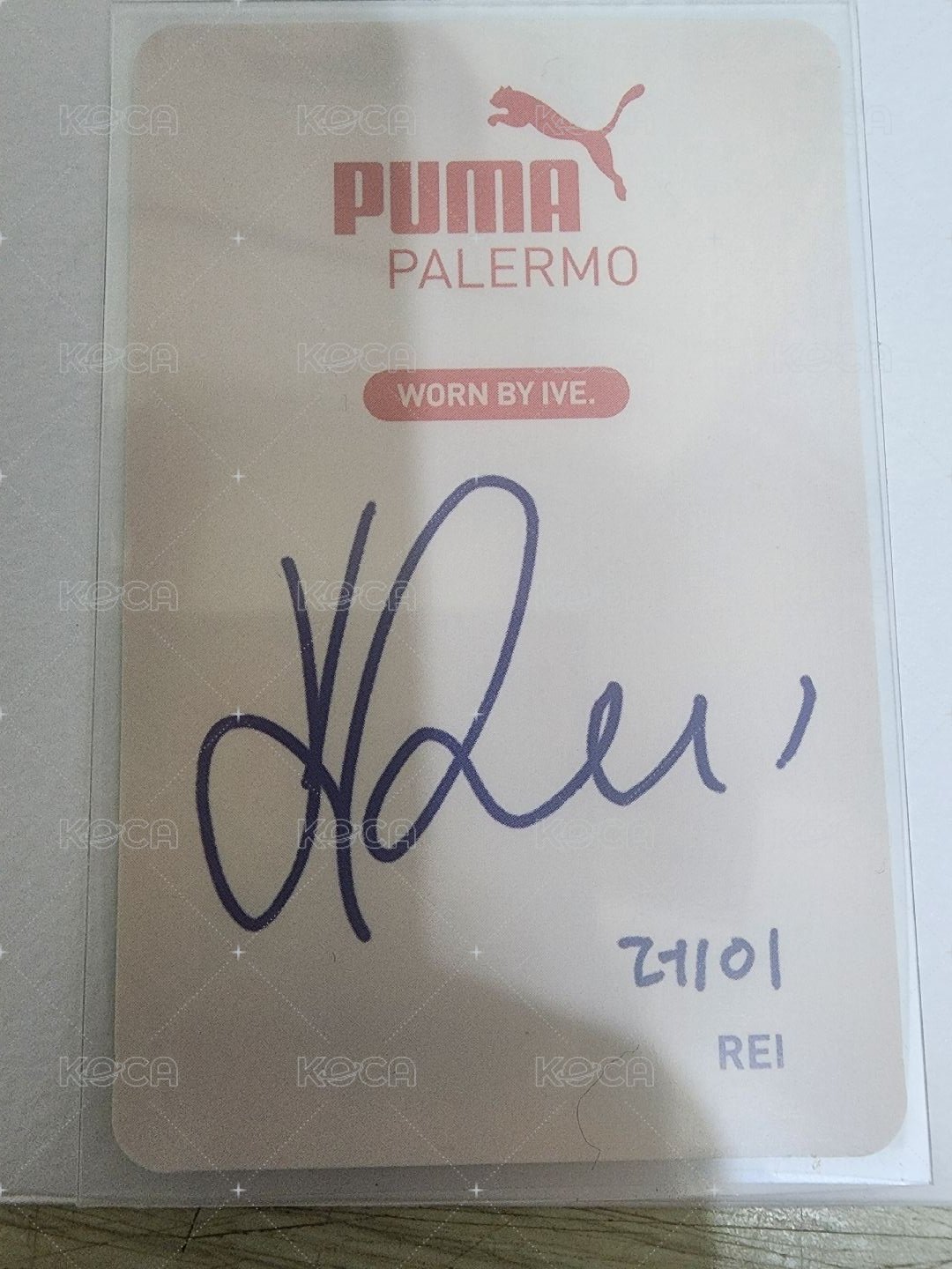 PUMA 代言卡 3.0 背面