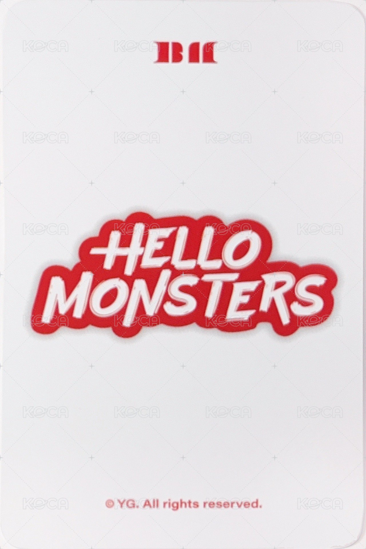 25’世巡 yg 周邊卡 亞巡鏡子卡 Rora 背面