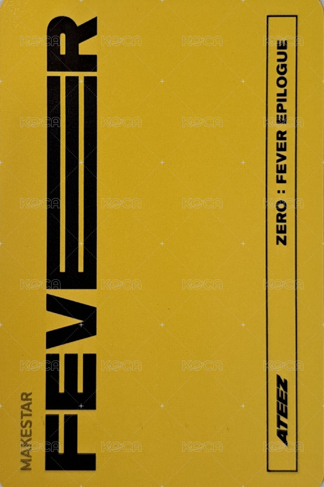 Fever Epilogue ms 3.0 簽售卡  背面