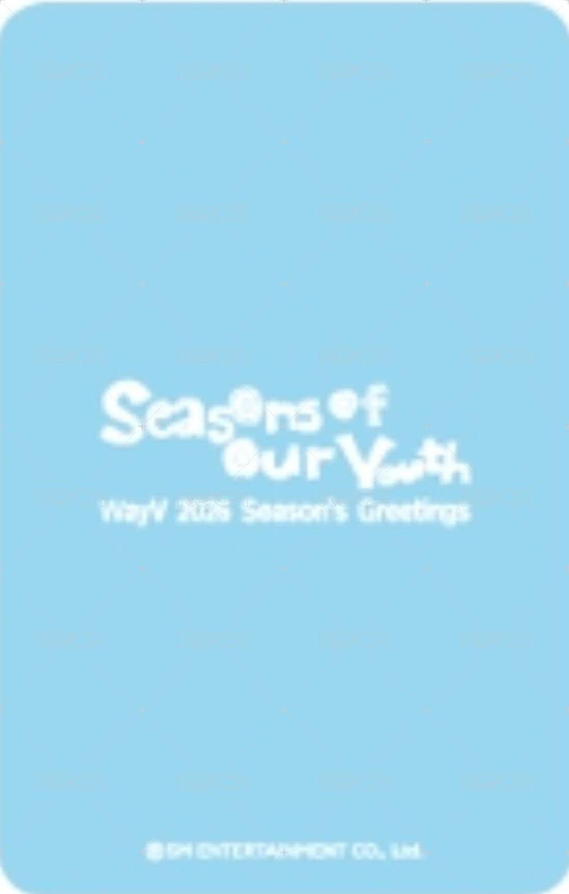 2026 Season's Greetings yes24 特典卡  背面