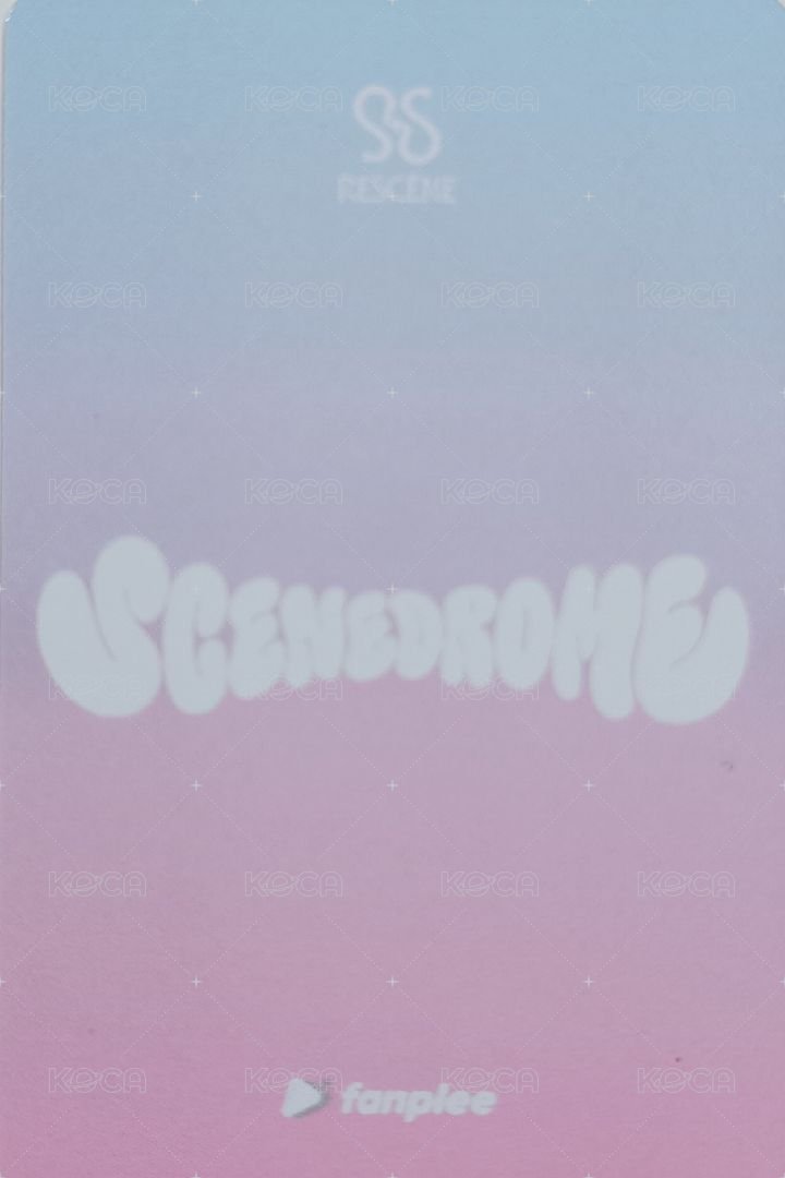 SCENEDROME fp 簽售卡 米餅 WONI 背面