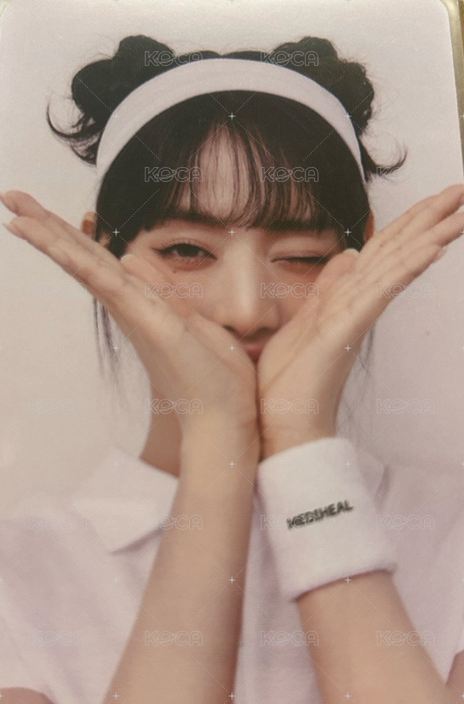 代言卡 MEDIHEAL代言小卡 背面