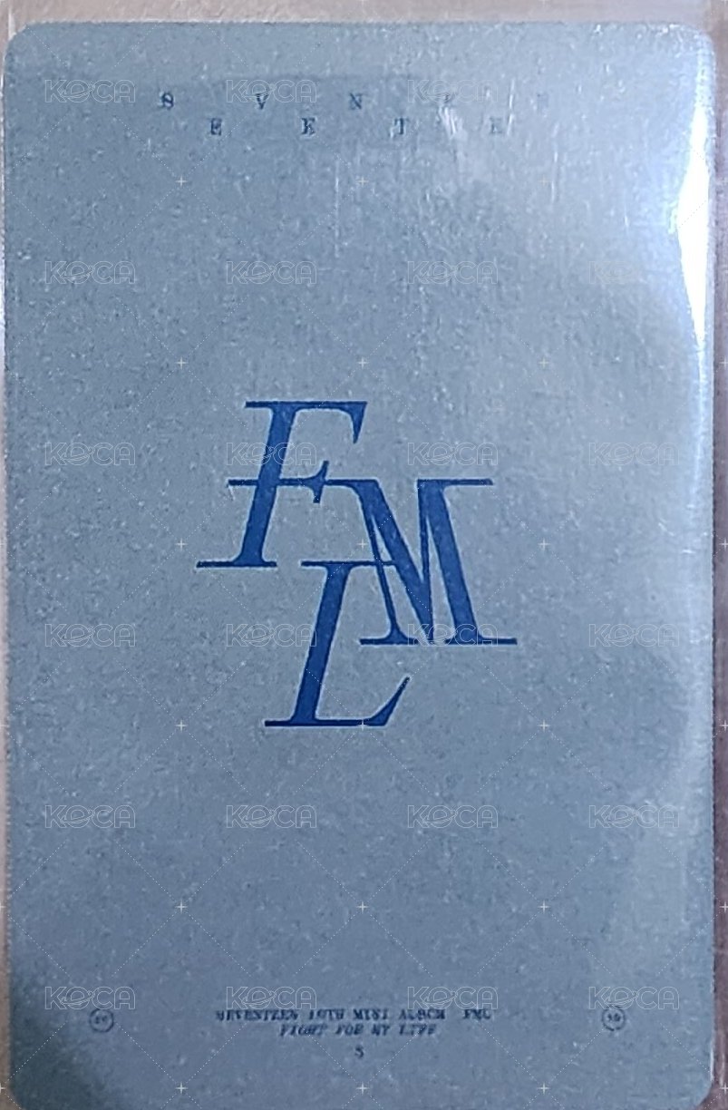 MINI10 mp 普版 閃卡 特典卡  背面