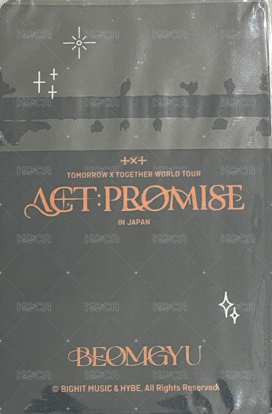 24’巡迴 日巡 入場卡 / 場限卡 P席禮 背面