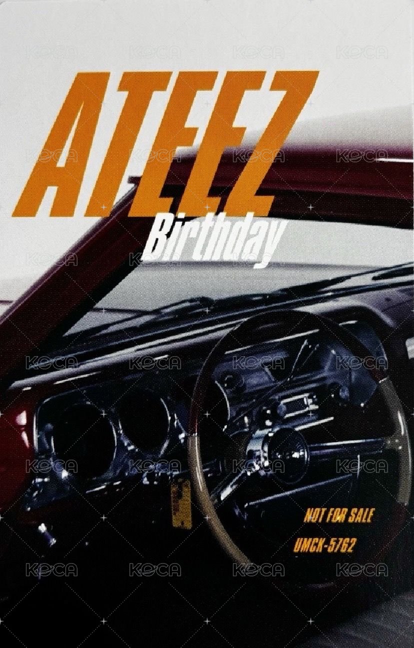 Birthday 專輯卡 通常盤 背面