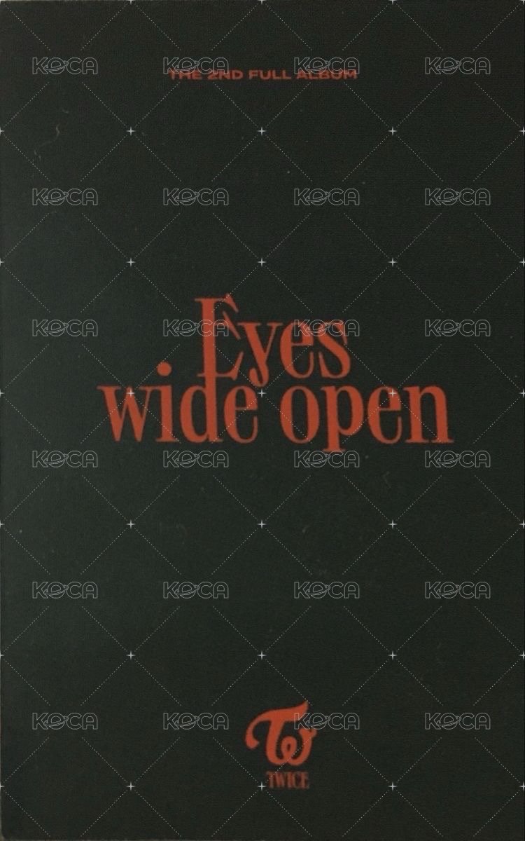 Eyes Wide Open 專輯卡 團卡 背面