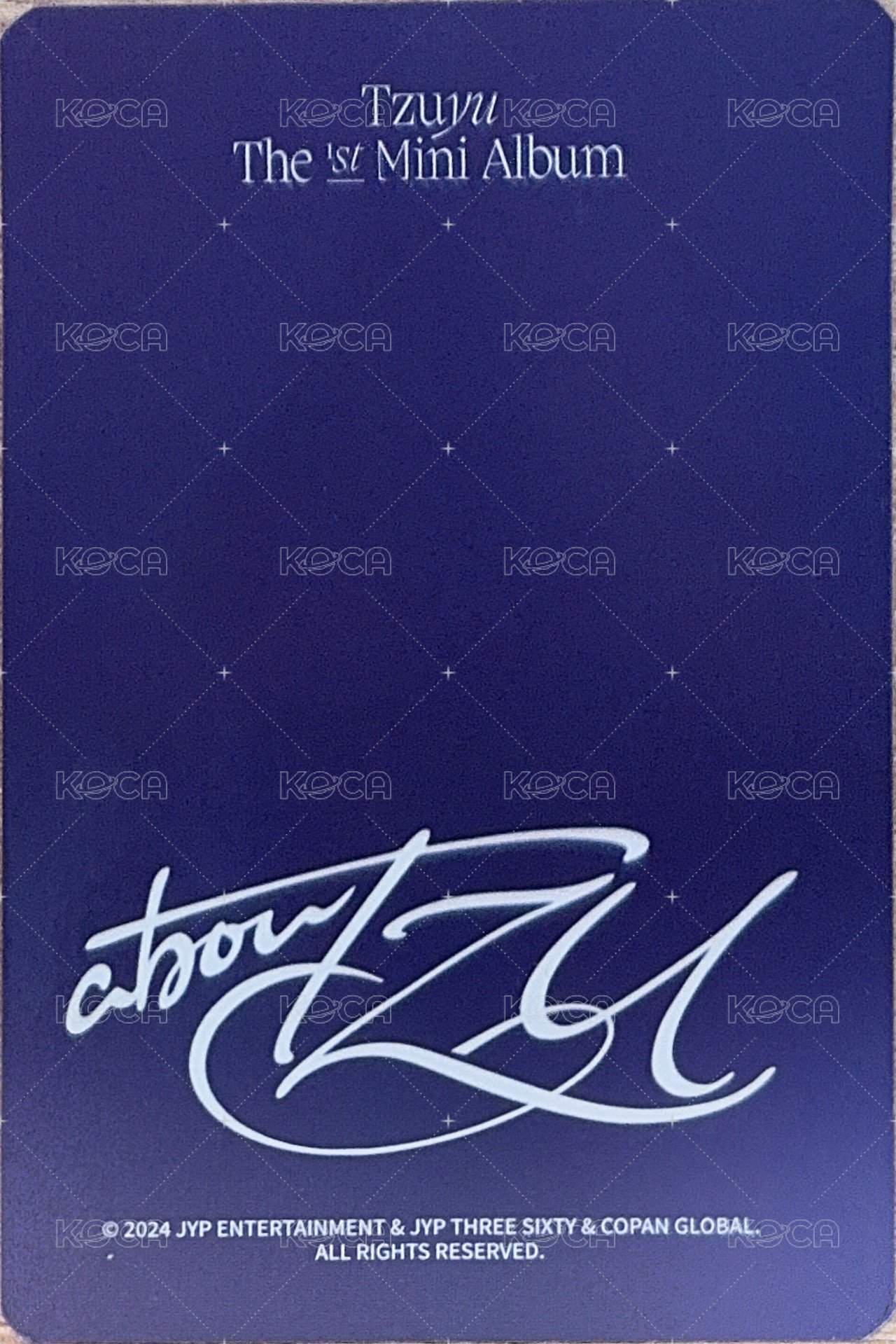 aboutTzu  wm 周邊卡 小卡立牌周邊 背面