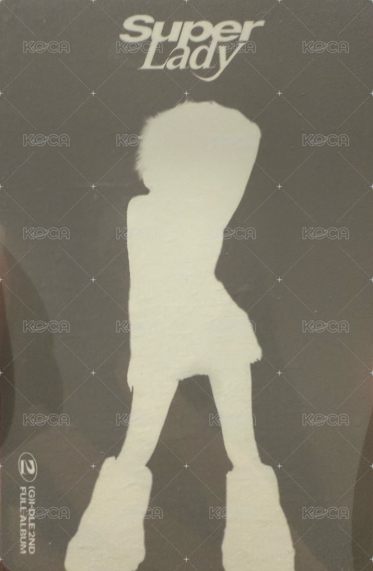 正規二 專輯卡  背面