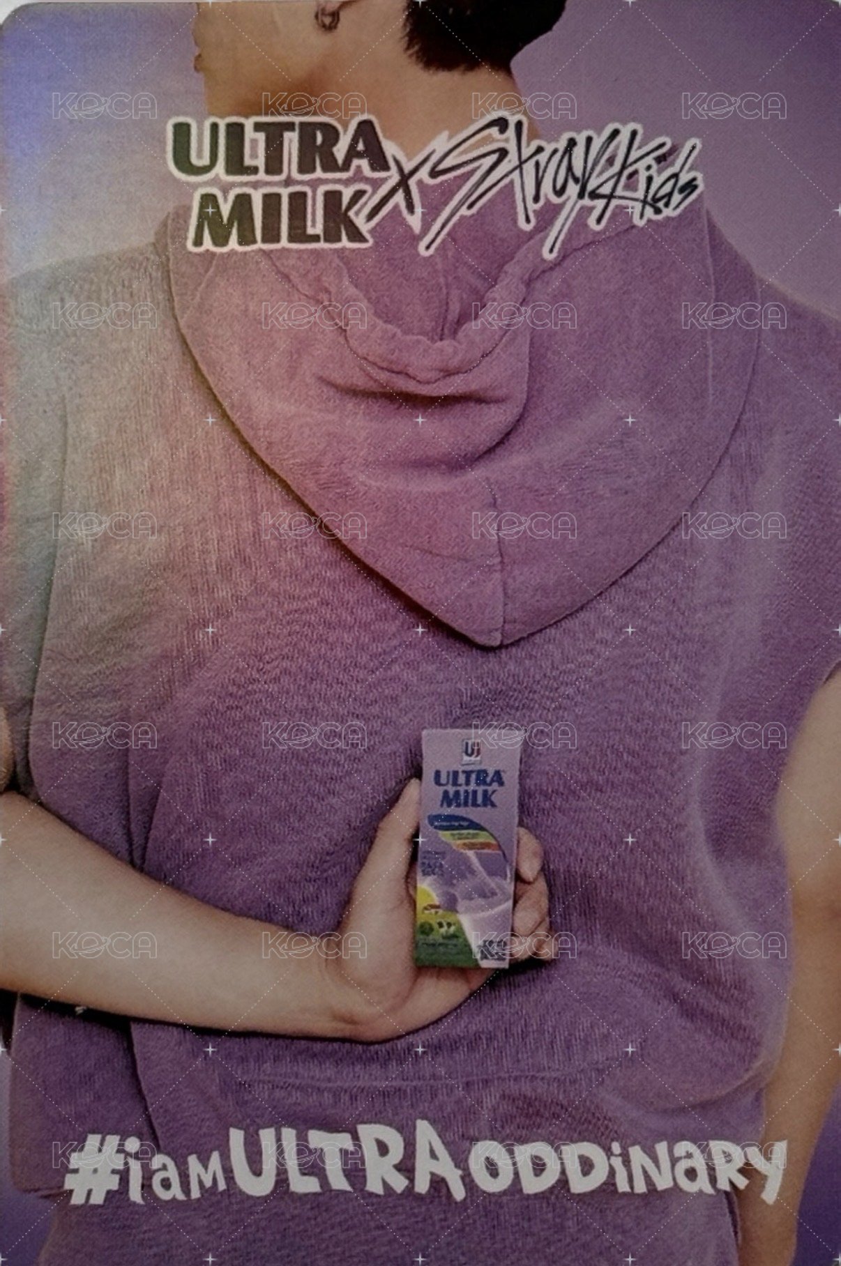 Ultra Milk 3.0 代言卡  背面