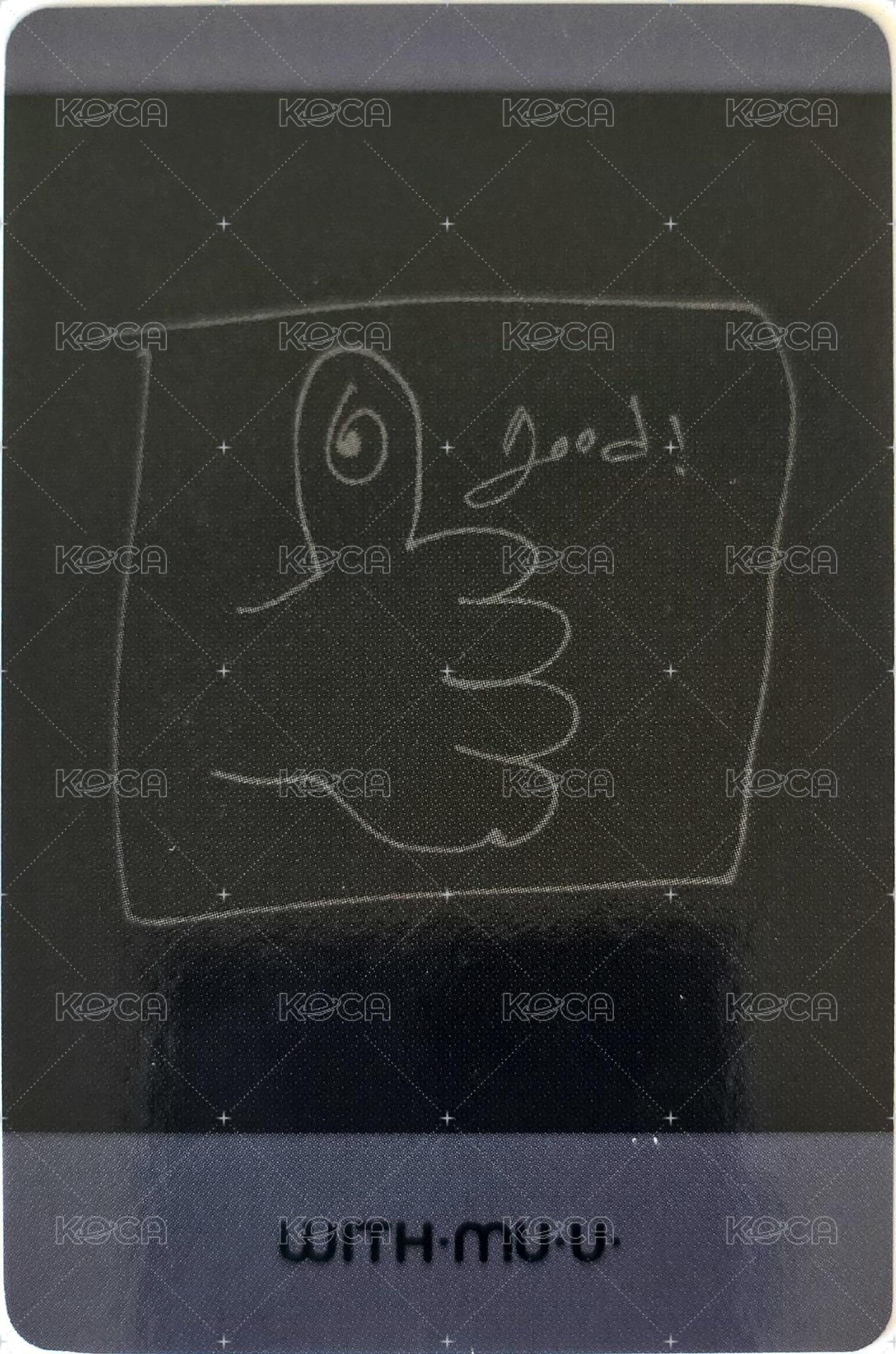 BE AWARE wm 2.0 幸運卡  背面