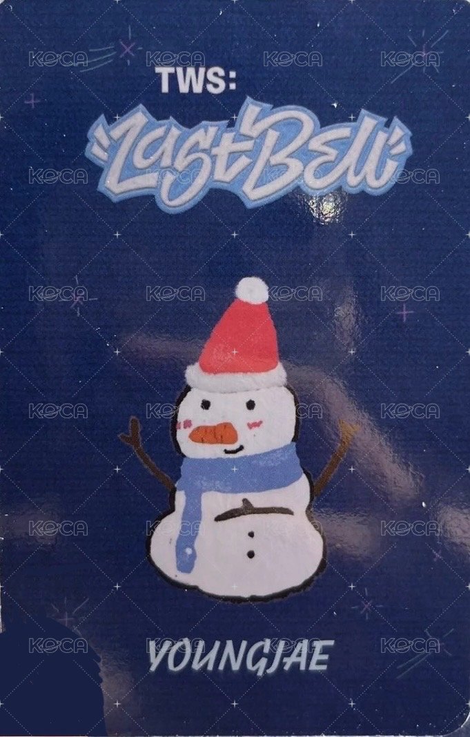 Last Bell 打歌卡  背面