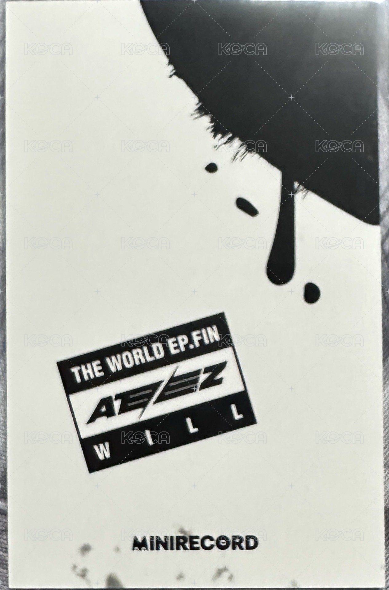 Will MINIRECORD 特典卡  背面