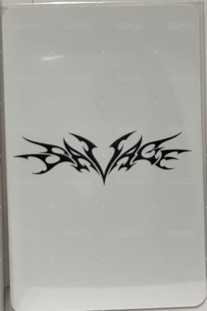 Savage 專輯卡 美網hq吉 背面